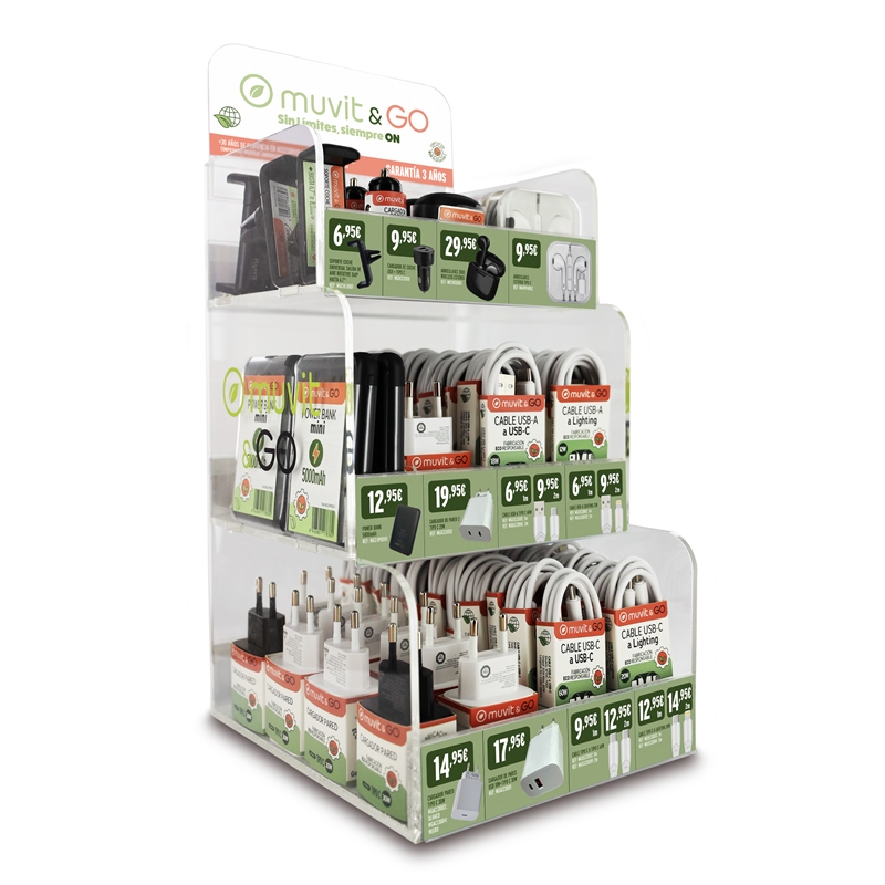 Expositor Surtido sobremesa Muvit & Go Slim 2