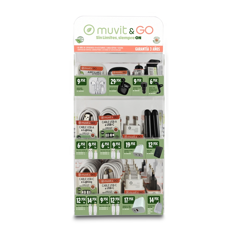 Expositor Surtido sobremesa Muvit & Go Slim 2