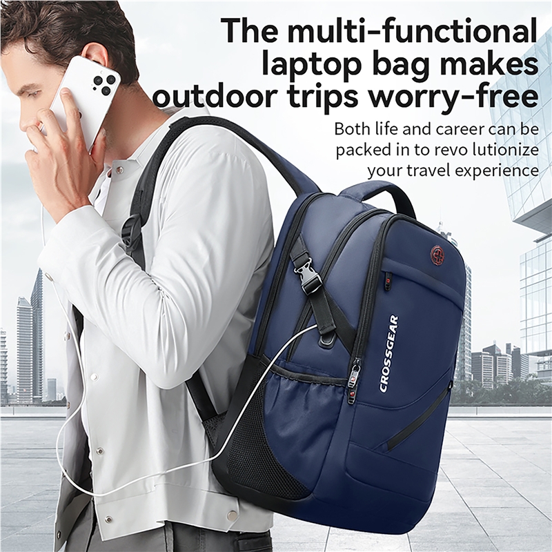 Crossgear Business backpack 9037i blue