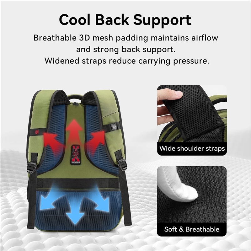 Crossgear Business backpack 9037i green