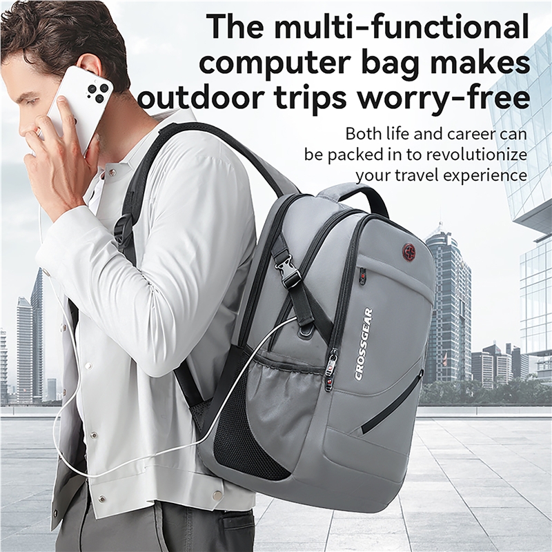 Crossgear Business backpack 9037i grey