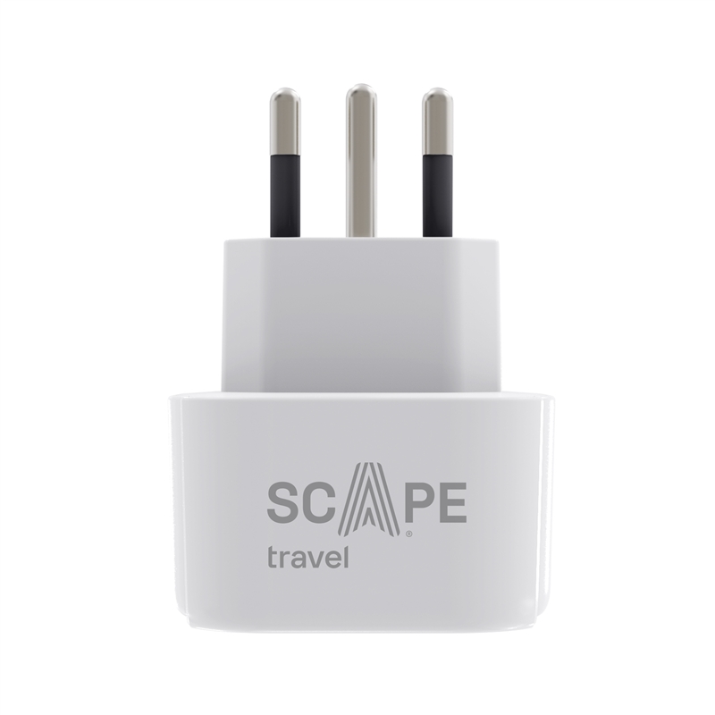 Scape Travel EU Schuko to Italy Adapter with plug
