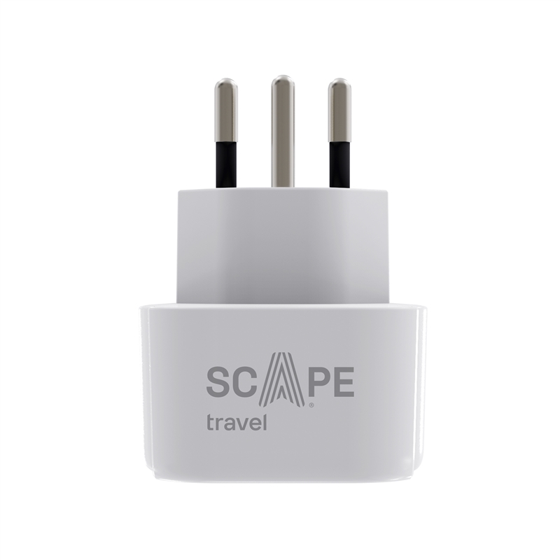 Scape Travel EU Schuko to Switzerland Adapter with plug