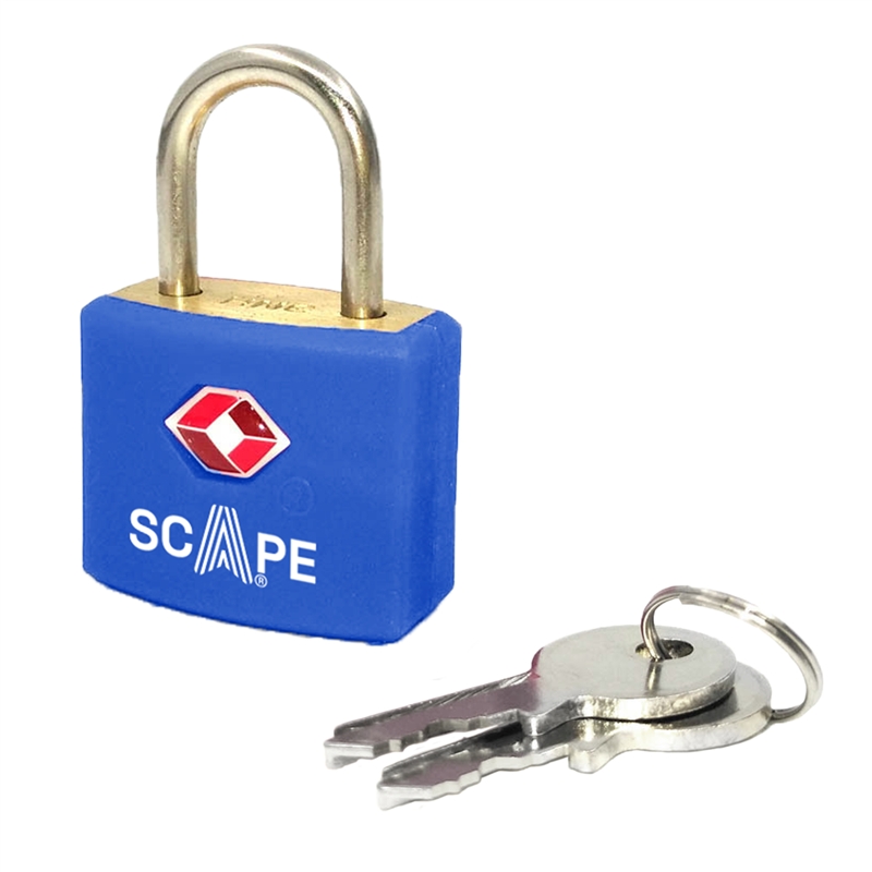 Scape Travel TSA padlock (blue, red, yellow)