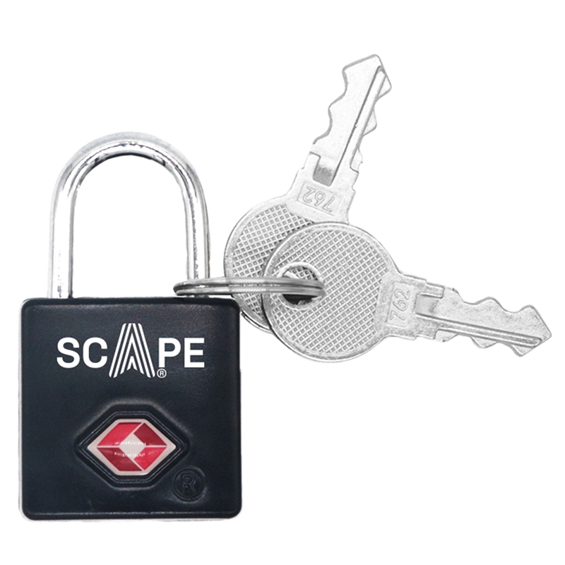 Scape Travel Pack of 2 TSA Padlock black