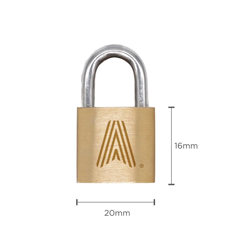 Scape Travel brass padlock