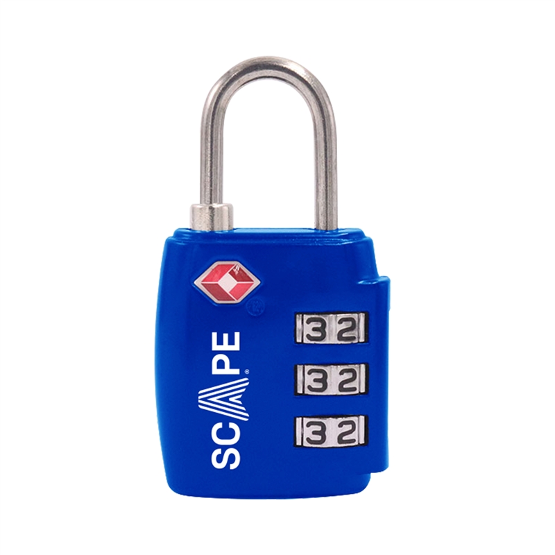 Scape Travel TSA combination blue