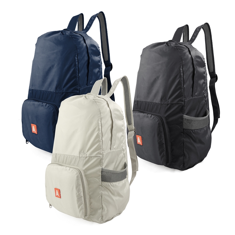 Scape Travel foldable backpack 20L (blue, grey, purple)