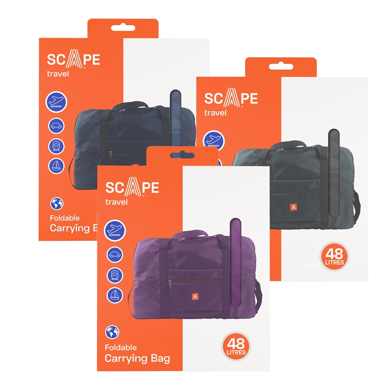 Scape Travel travel bag 48L (blue, grey, purple)