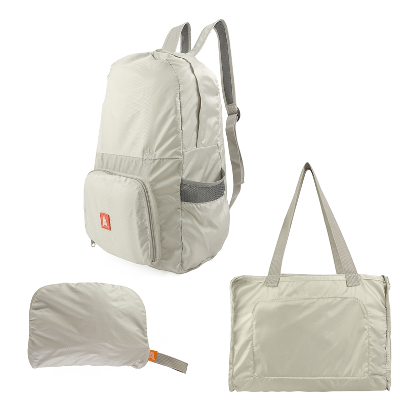 Scape Travel foldable backpack 20L light grey