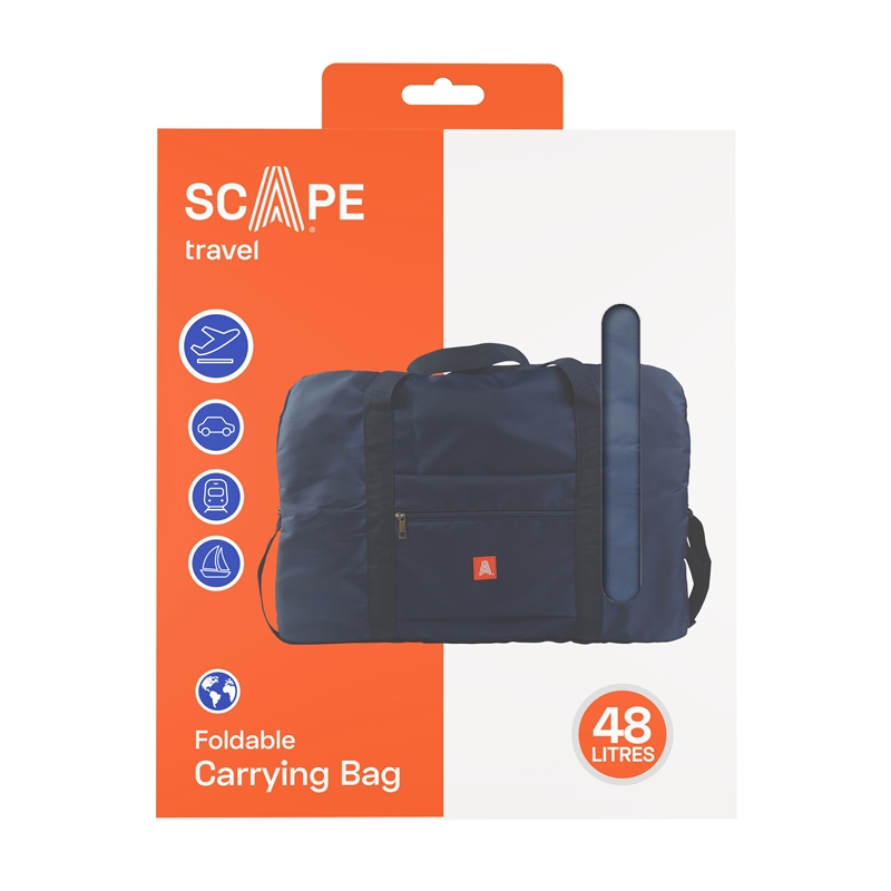 Scape Travel foldable Carrying bag 48L blue