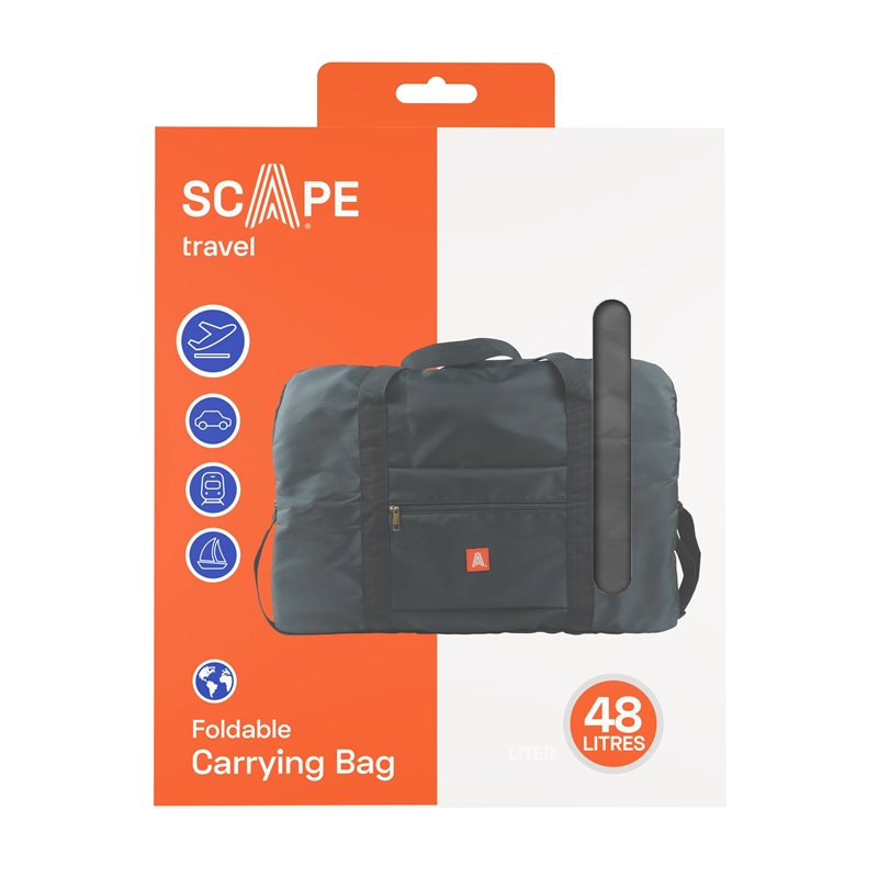 Scape Travel foldable Carrying bag 48L grey