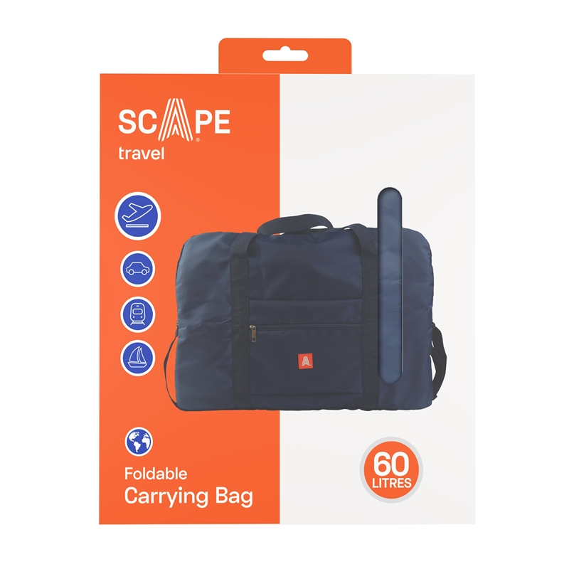 Scape Travel foldable Carrying bag 60L blue