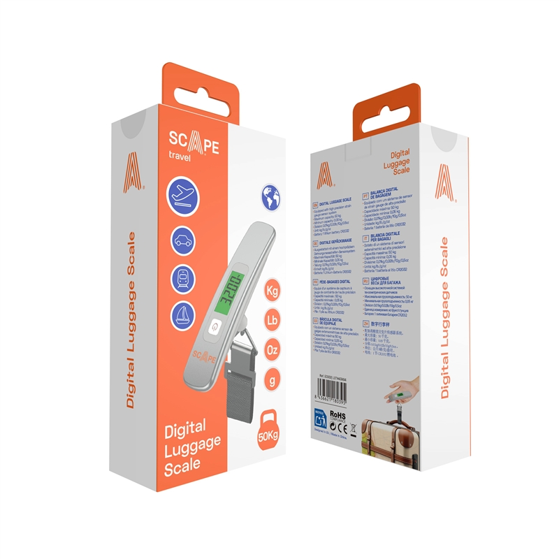 Scape Travel digital travel scale silver
