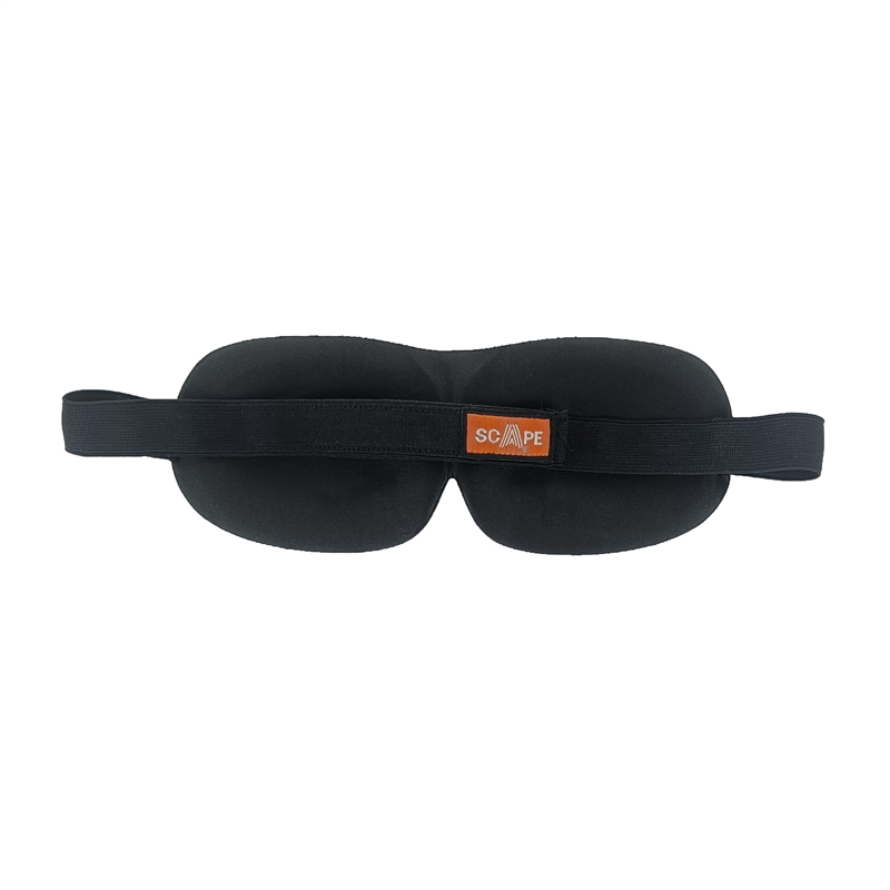 Scape Travel  Foam Eye mask with adjustable elastic band black