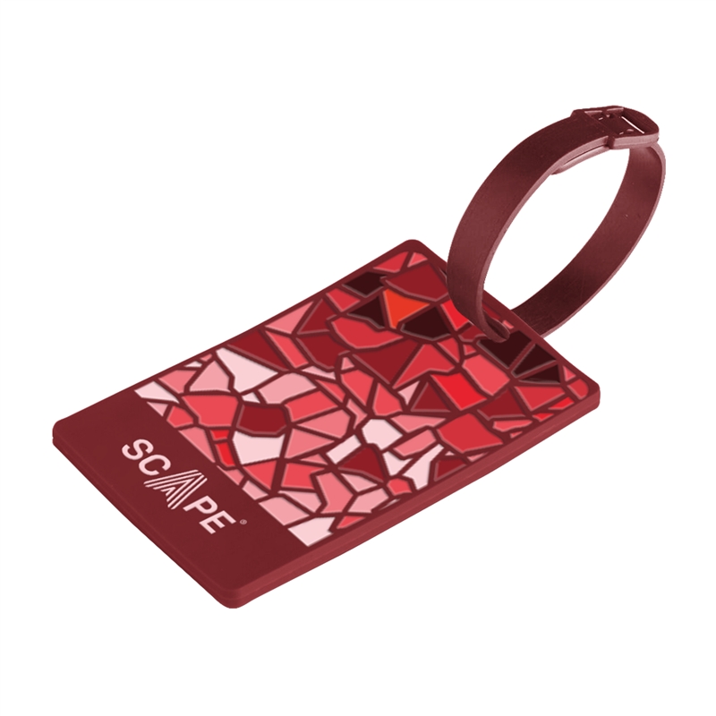 Scape Travel Luggage ID Tag 2D red