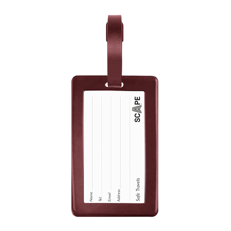 Scape Travel Luggage ID Tag 2D red