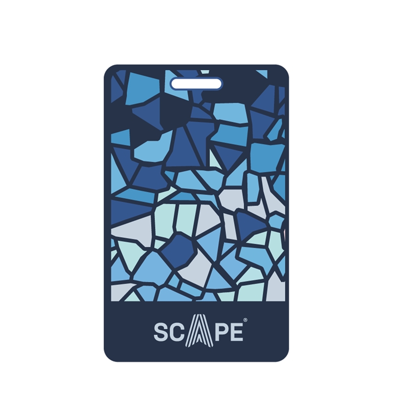 Scape Travel Luggage ID Tag 2D blue
