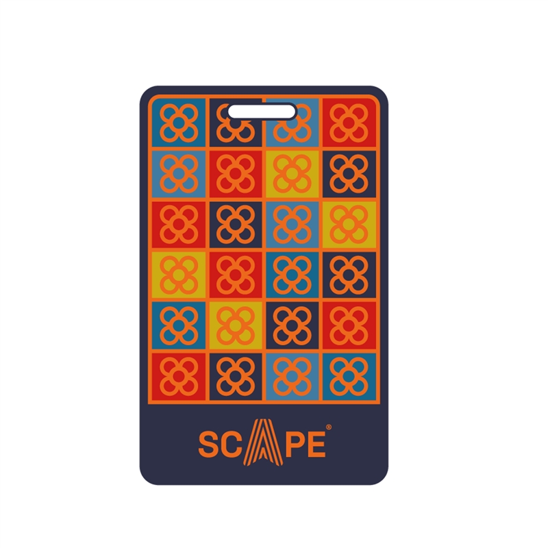 Scape Travel Luggage ID Tag 2D squares