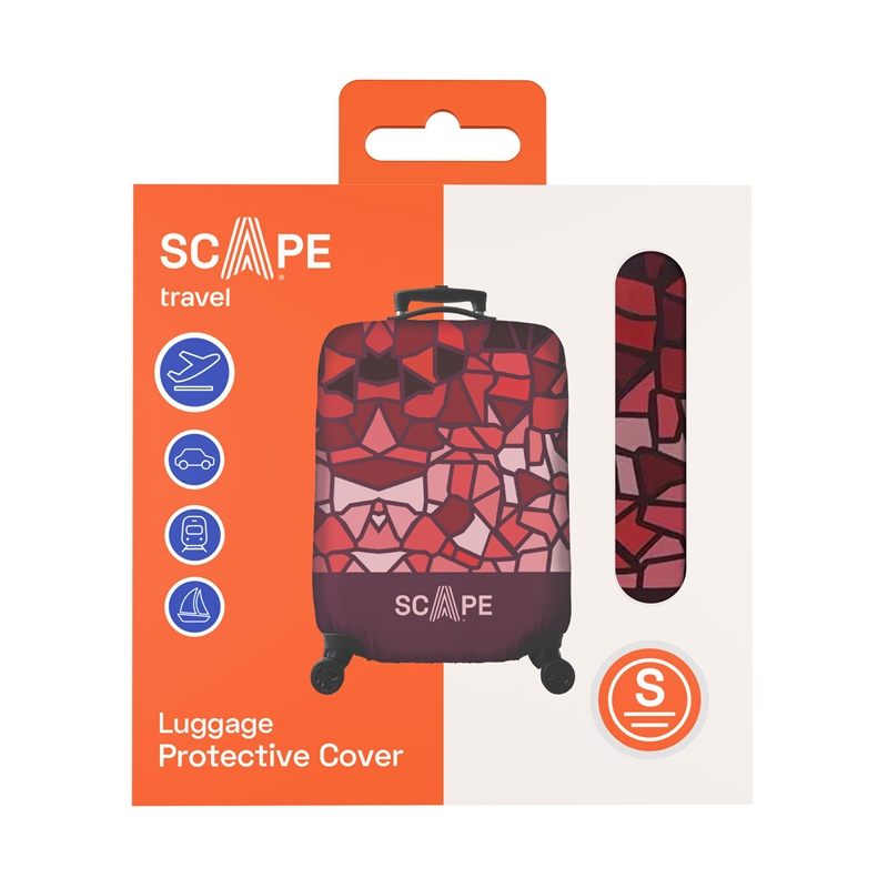 Scape Travel Luggage protective cover size S red