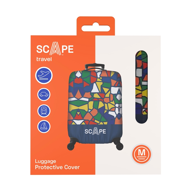 Scape Travel Luggage protective cover size M multicolor