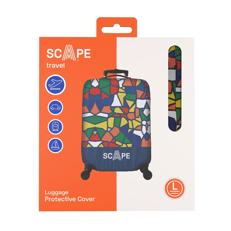 Scape Travel Luggage protective cover size L multicolor