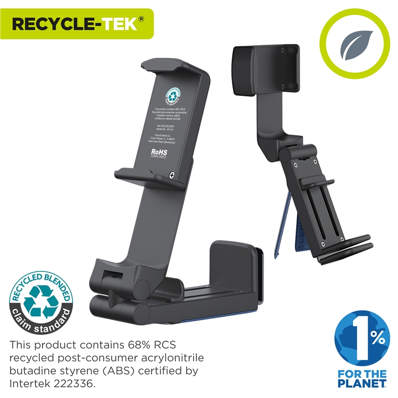 muvit for change universal travel holder clamp black