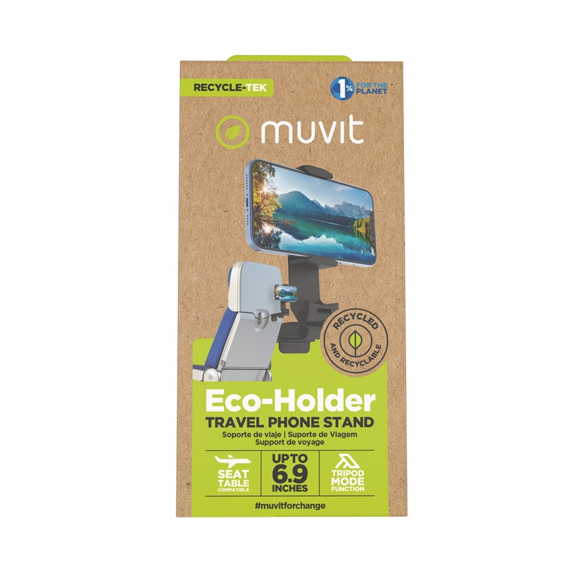 muvit for change universal travel holder clamp black