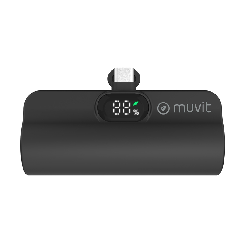 muvit for change power bank 5000 mAh/20W USB-C black