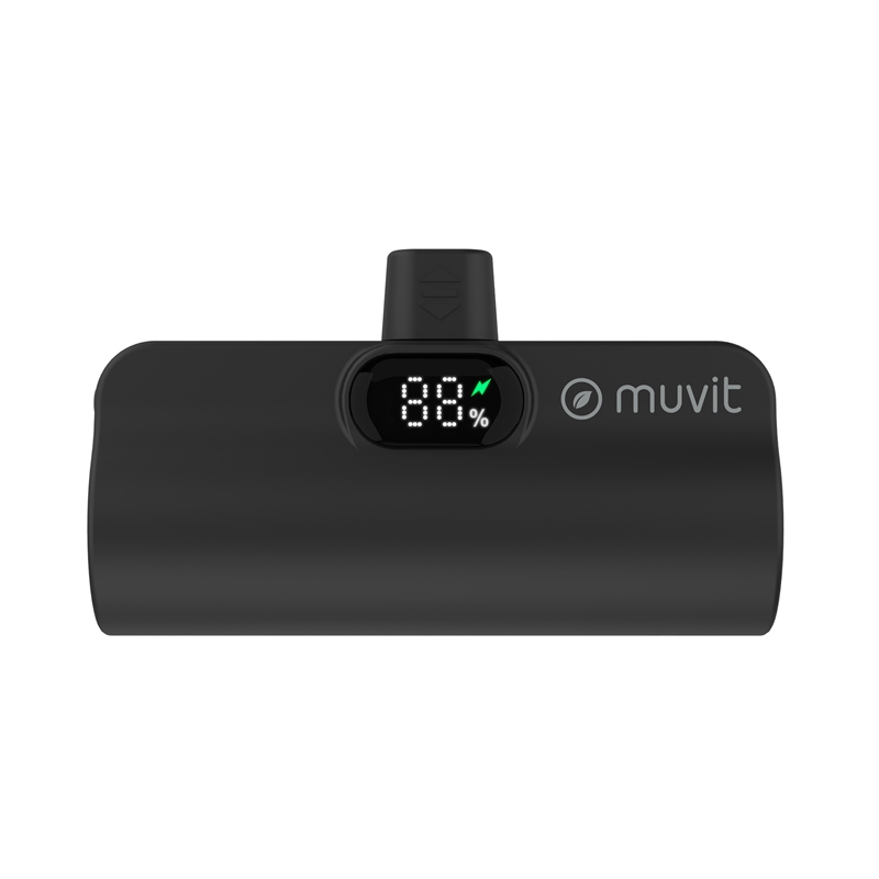muvit for change power bank 5000 mAh/20W USB-C black