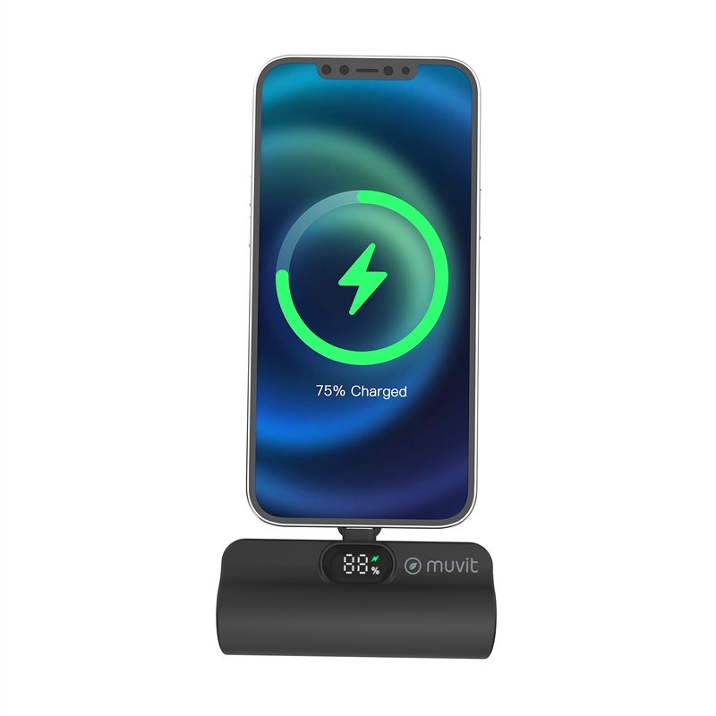 muvit for change power bank 5000 mAh/20W USB-C black