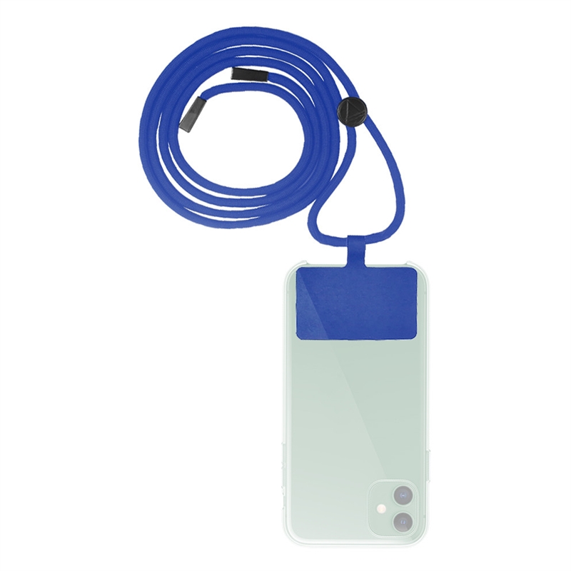 muvit for change universal lanyard compatible with cases blue
