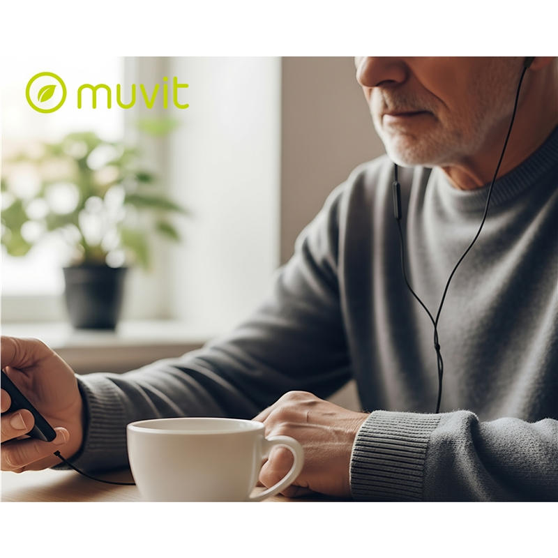 muvit for change Stereo earphones E56 3.5mm black