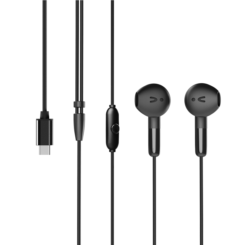 muvit for change stereo earphones E58 Type C black