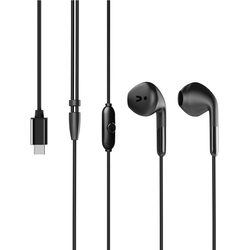 muvit for change stereo earphones E58 Type C black