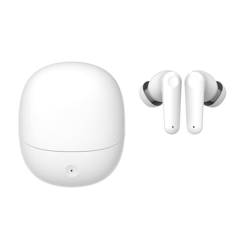 muvit for change true wireless stereo earphones ANC+ENC white