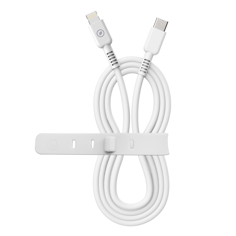 muvit for change Type C to Lightning MFI cable 3A/27W 1,2m  white