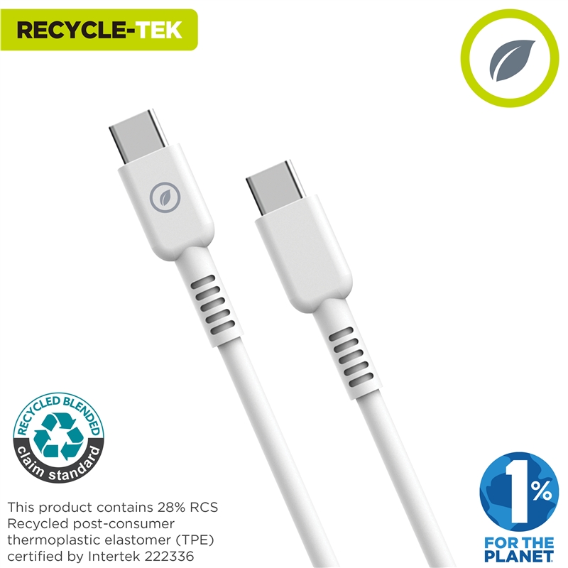 muvit for change Type C to Type C cable 3A/60W 3m white