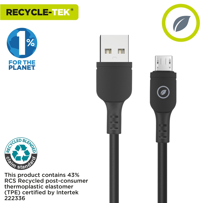 muvit for change USB to Micro USB cable 2,4A/10W 1,2m black
