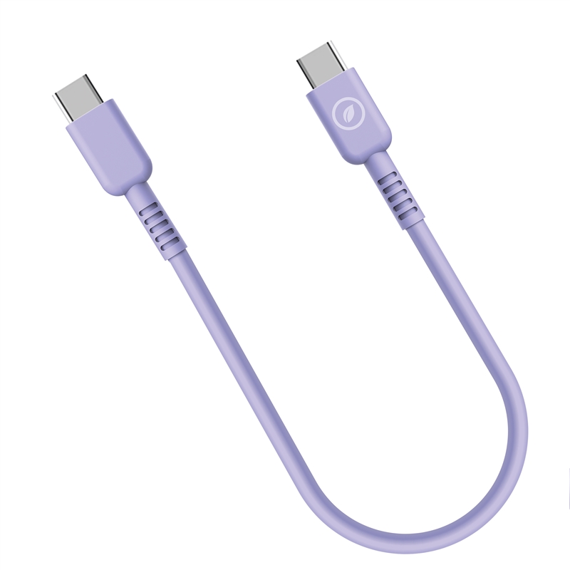 muvit for change Type C to Type C cable 3A/60W 3A/60W 0.2m  lavender