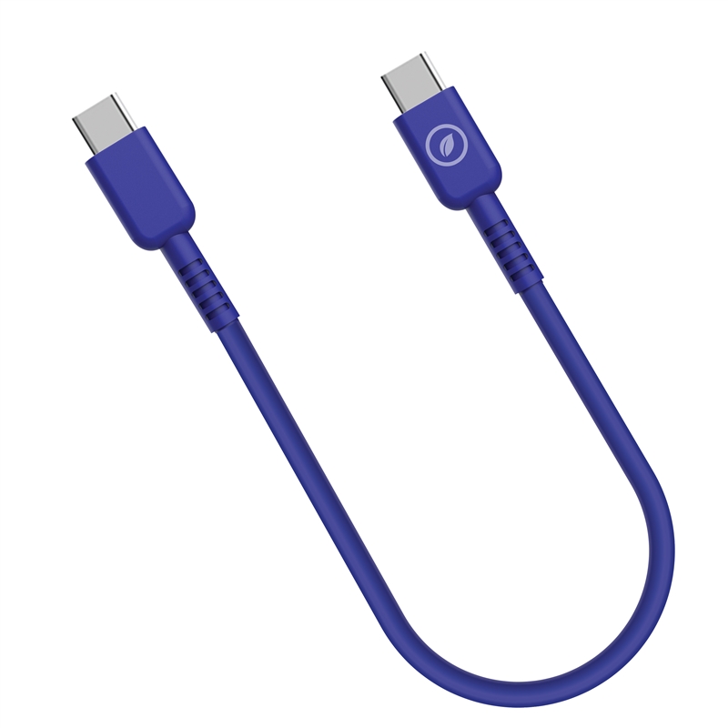 muvit for change Type C to Type C cable 3A/60W 0.2m blue