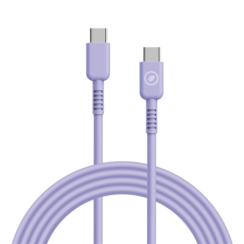 muvit for change Type C to Type C cable 3A/60W 1.2m lavender