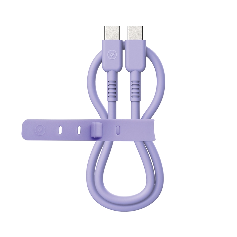 muvit for change Type C to Type C cable 3A/60W 1.2m lavender