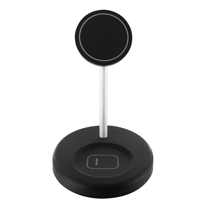 muvit for change 2 in 1 charger magsafe+iWatch/Airpod stand black