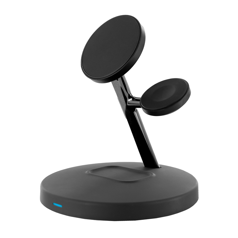 muvit for change 3 in 1 charger magsafe holder + iWatch holder + Airpod black