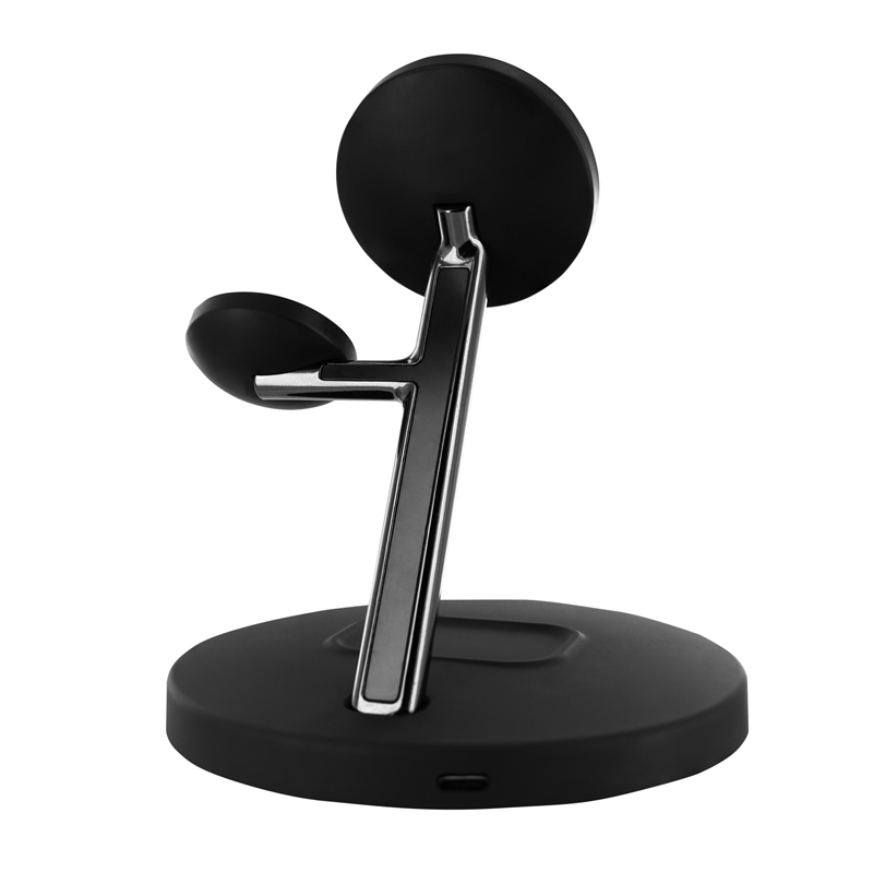 muvit for change 3 in 1 charger magsafe holder + iWatch holder + Airpod black