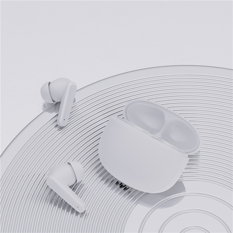 muvit for change myway Bluetooth stereo headphones ANC+ENC  white