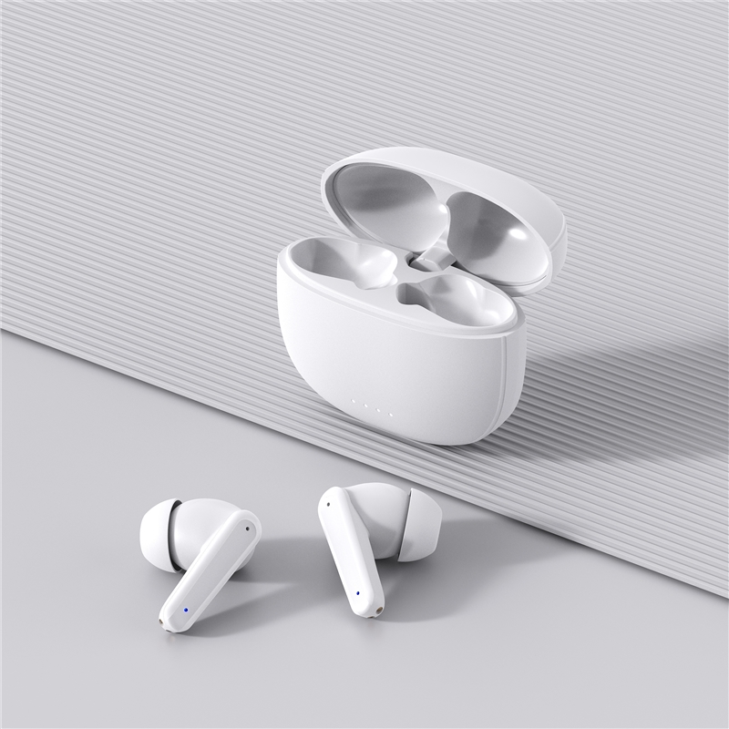 muvit for change myway Bluetooth stereo headphones ANC+ENC  white