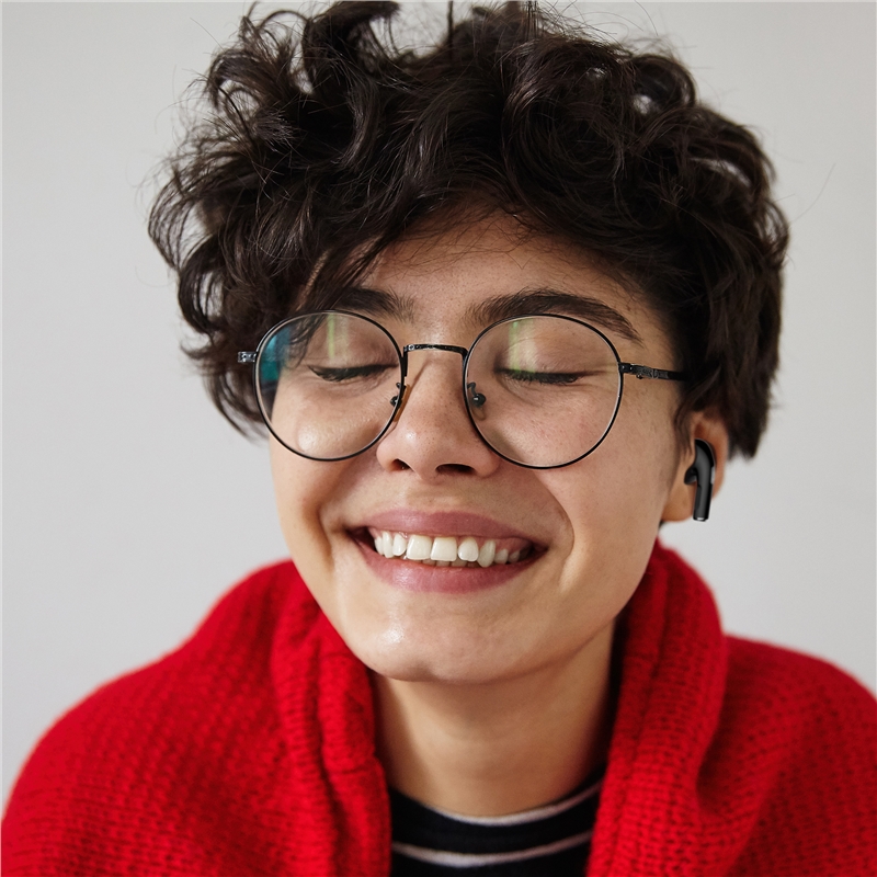 muvit for change myway Bluetooth stereo headphones pro black