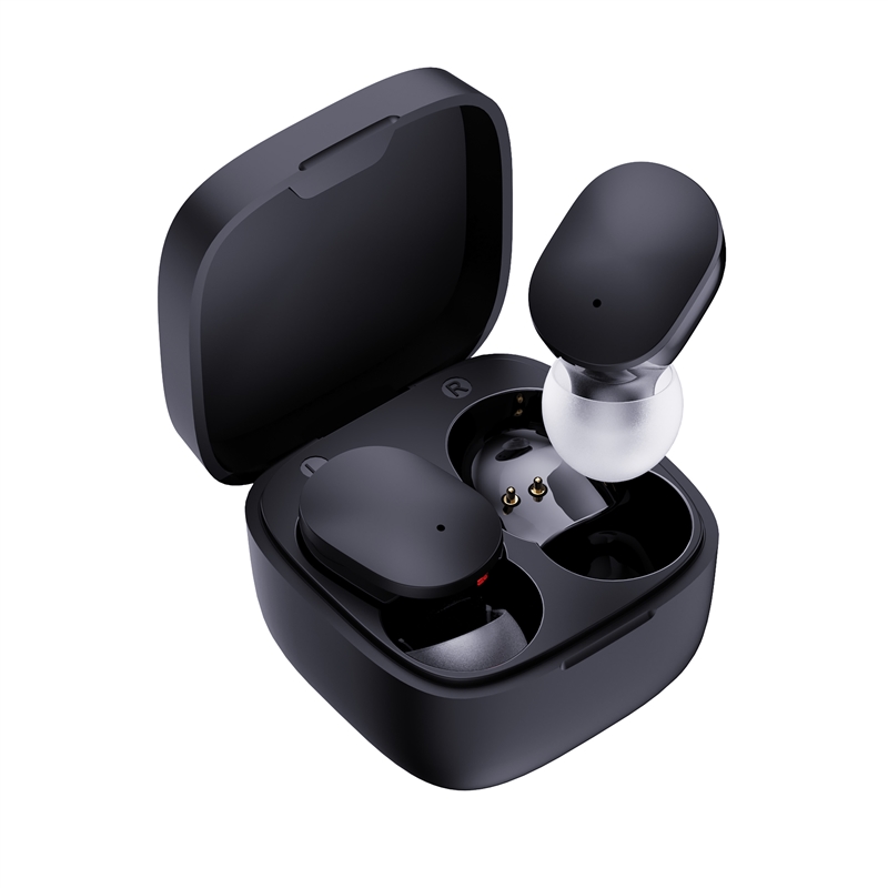 muvit for change myway Bluetooth stereo headphones touch control black